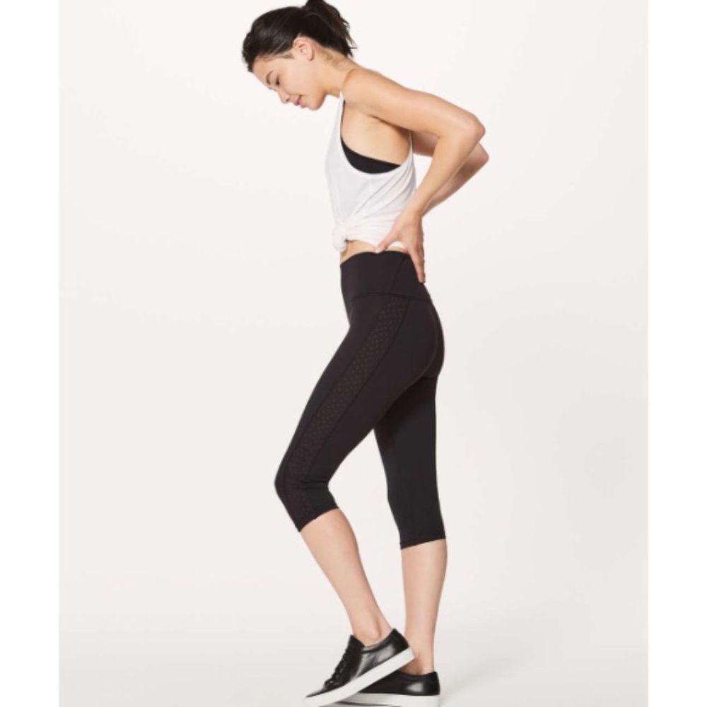 Lululemon Ornate High Rise Crop